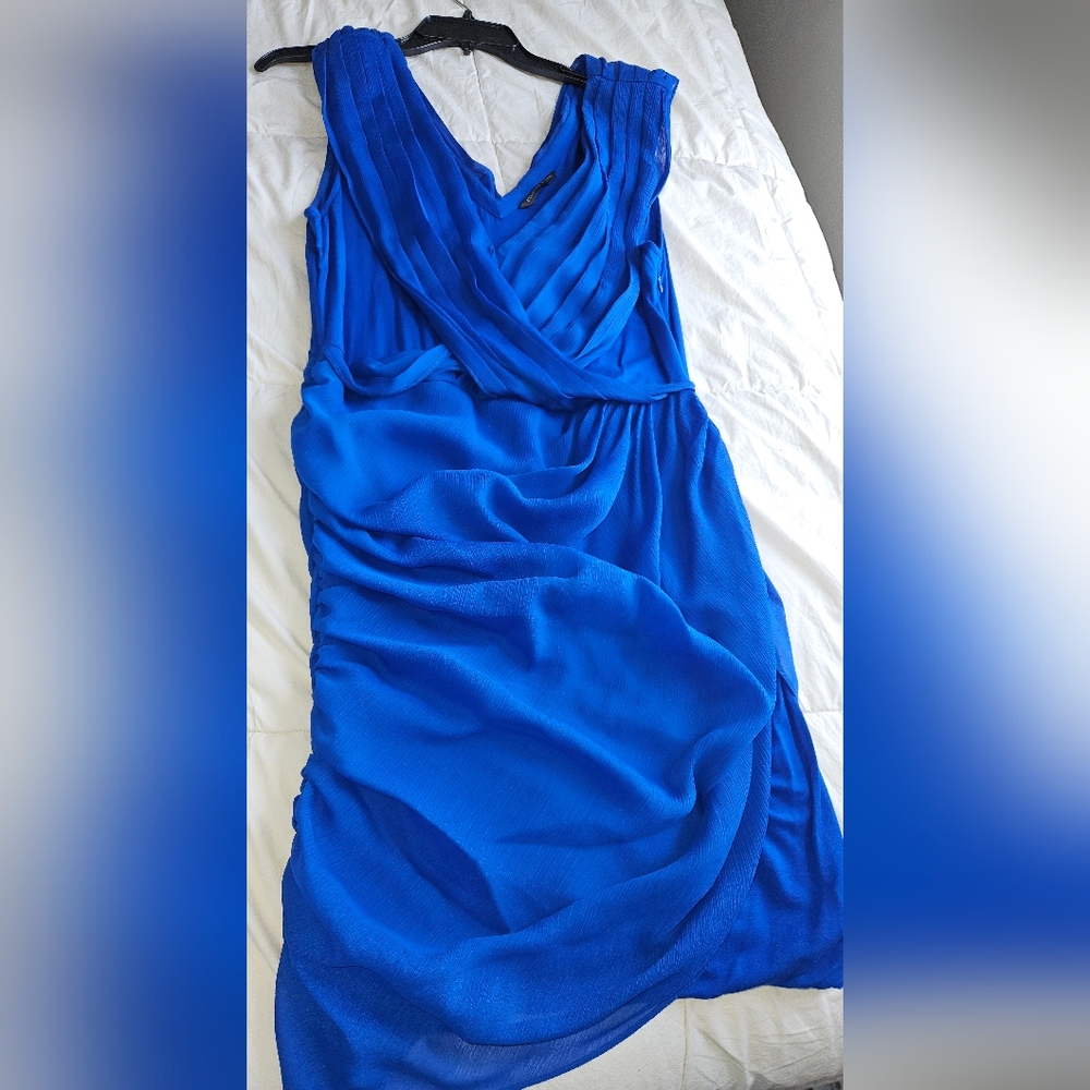 Felicity & Coco Royal Blue Asymmetrical Dress